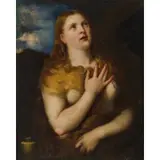 Maddalena by Alessandro Varotari detto il Padovanino, oil on canvas, offered Dec 2019