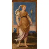 Giove / Diana by Bonifacio De' Pitati detto Bonifacio Veronese, La Temperanza La Prudenza La Musica Olio su tela, offered Dec 2019