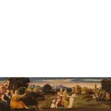 Fuga di Clelia dall'accampamento di Porsenna by Bonifacio de Pilati detto Veronese, oil on canvas, offered Dec 2019