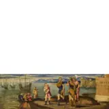 La partenza di Enea by Bonifacio de Pilati detto Veronese, oil on canvas, offered Dec 2019