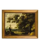 Lodewijk de Vadder, Paesaggio con greggi, oil on canvas