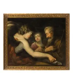 Tobia cura il padre by Andrea Celesti, oil on canvas, offered Dec 2019