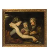 Andrea Celesti, Tobia cura il padre, oil on canvas