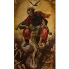 Trinità by Livio Modigliani, oil on panel, offered Dec 2019
