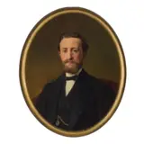 Gerolamo Induno, Milano, 1827 - 1890 / Ritratto di nobiluomo / Firmato Ger Induno e datato 1873 in basso a sinistra