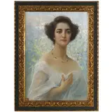 Fausto Zonaro, Masi, 1854 - Sanremo, 1929 / La favorita / Firmato F Zonaro in basso a destra