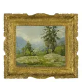 Carlo Prada, Milano, 1884 - Santa Margherita Ligure, 1960 / Paesaggio brullo / Firmato Prada in basso a sinistra, oil on canvas