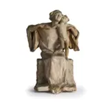 Carrara, 1865 - Sarzana, 1956 / Abbraccio materno by Carlo Fontana, terracotta, offered Dec 2019