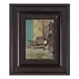 Napoli, 1864 - 1935 / Scena di mercato / Firmato Ricciardi in basso a destra by Oscar Ricciardi, oil on cardboard, offered Dec 2019