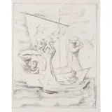 Massimo Campigli, Berlino 1895 - St. Tropez 1971 / Figure, 1938