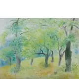 Umberto Lilloni, Milano 1898 - 1980 / Alberi, 1940