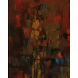 Enzo Brunori, Perugia 1924 - Roma 1993 / Pastore delle nubi, 1974