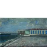 Renzo Vespignani, Roma 1924 - 2001 / Stabilimento balneare, 1955-59