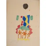 Fernand Léger, Argentan 1881 - Gif sur Ivette 1955 / Senza titolo, 1920-23, gouache a matita on paper
