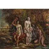 Volo 1888 - Roma 1978 / Bagnanti, 1946 by Giorgio de Chirico, oil on canvas, offered Dec 2019