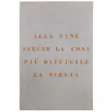 Vincenzo Agnetti, Milano 1926 - 1981 / Ritratto, 1971