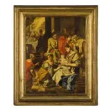 Paolo de Maio, La nascita del Battista, oil on canvas