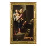 Francesco Polazzo, Madonna dei pellegrini, oil on canvas