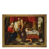 Willem van Herp, Isacco benedice Giacobbe, oil on canvas
