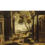 Vicente Giner, Studio architettonico, oil on canvas
