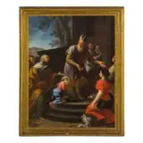 Presentazione della Vergine al Tempio by Jacopo Zoboli, oil on canvas, offered Mar 2020
