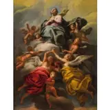 Assunzione della Vergine by Andrea Casali, oil on canvas, offered Mar 2020