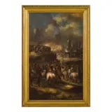 Antonio Maria Marini, Battaglia, oil on canvas