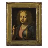 Carlo Maratti, Salvator Mundi, oil on canvas