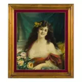 Raymond Lynde, Figura femminile / Firmato, oil on canvas
