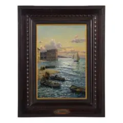 Federico Morello, Napoli 1885 - ? / Veduta del golfo con Palazzo Donn' Anna sullo sfondo / Firmato F Morello in basso a destra, oil on tavoletta