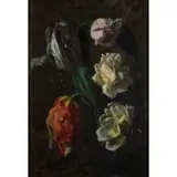 Federico Andreotti, Firenze, 1847 - 1930 / Mazzo di fiori con rose / Firmato F Andreotti in basso a sinistra