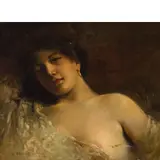 Gaetano Esposito, Salerno, 1858 - Sala Consilina, 1911 / Seduzione / Firmato G Esposito in basso a sinistra