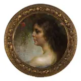 Giuseppe Maldarelli, Napoli, 1885 - 1958 / Ritratto femminile, oil on panel