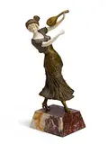 Georges Omerth, The Russian Dancer, Bronze Sculpture