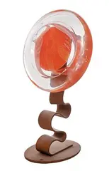 Art by Rollin Karg, Glass Disc Sculpture, offered Nov 2025