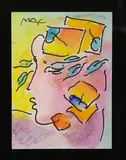 Peter Max, Profile Series, Mixed Media