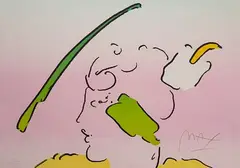 In Horizon by Peter Max, Lithograph, offered Dec 2025
