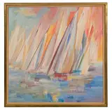 Regate 87 by Georges Choquet Perez, Oil on Canvas, offered Dec 2025