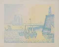 Paul Signac, Le Soir, Lithograph