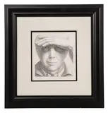 George Tooker, Self-Portrait I, Lithograph
