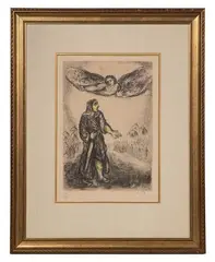 Joshua Before Jericho by Marc Chagall, Etching, offered Dec 2025