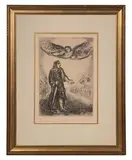 Marc Chagall, Joshua Before Jericho, Etching