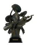 La Fiesta by Dan Pogue, Bronze Sculpture, offered Dec 2025