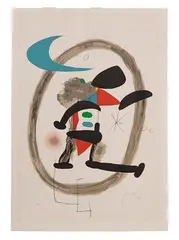 Arlequin Circonscrit by Joan Miró, Lithograph, offered Jan 2026
