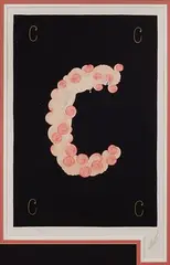 Romain de Tirtoff Erte, The Letter C, Lithograph