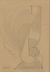 Giacomo Balla, Untitled, Pencil Sketch