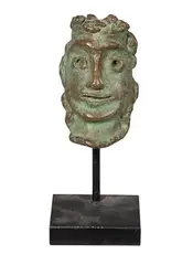 André Derain, Petit Masque, Bronze Sculpture