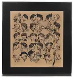 Norman Rockwell, Gossips, Lithograph