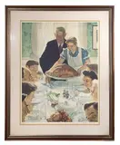 Norman Rockwell, Freedom from Want, Lithograph