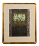 Wild Grape B by Hiroyuki Tajama, Woodblock Print, offered Feb 2026
